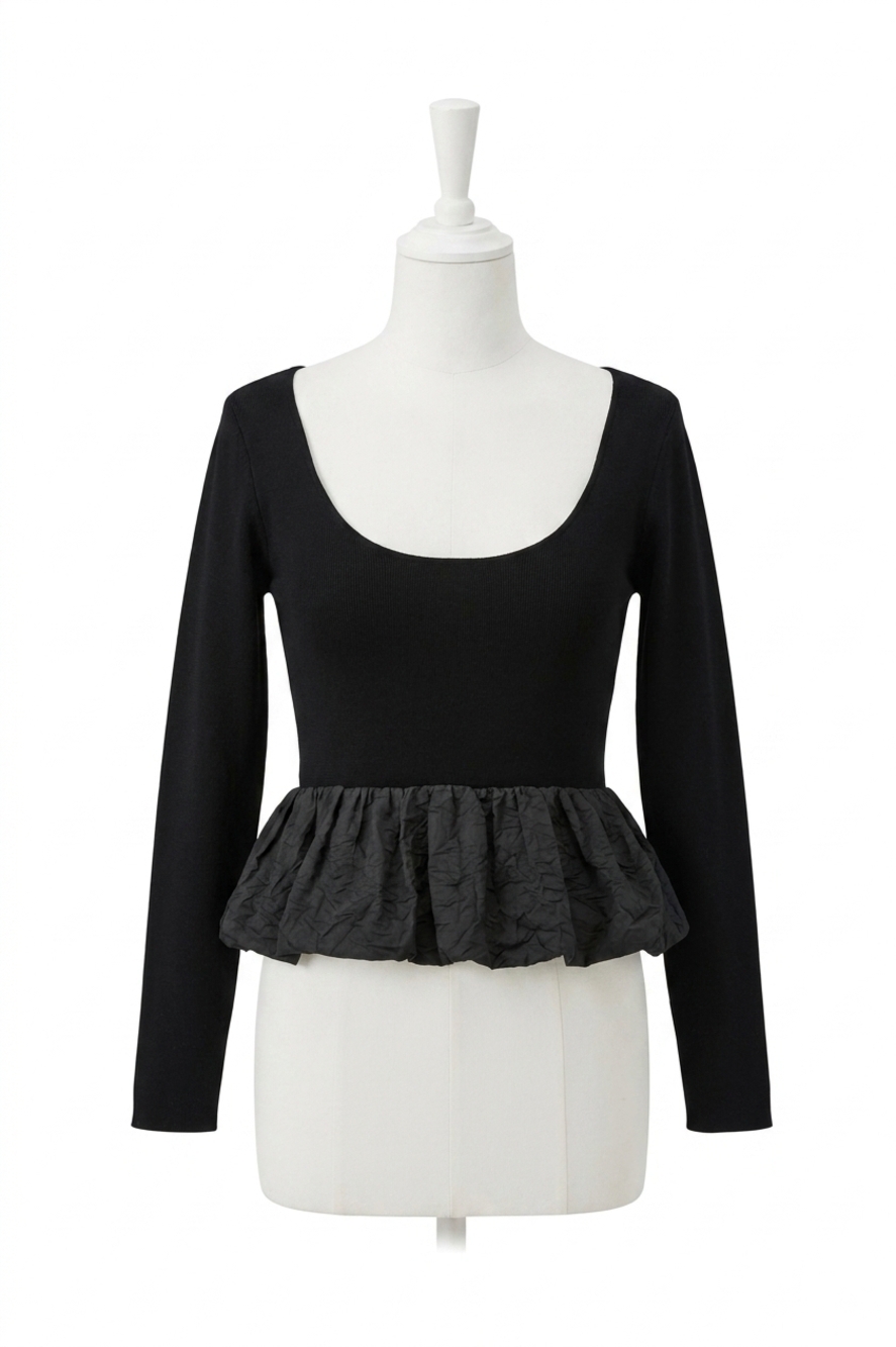 NEW RAILS tillie top in black